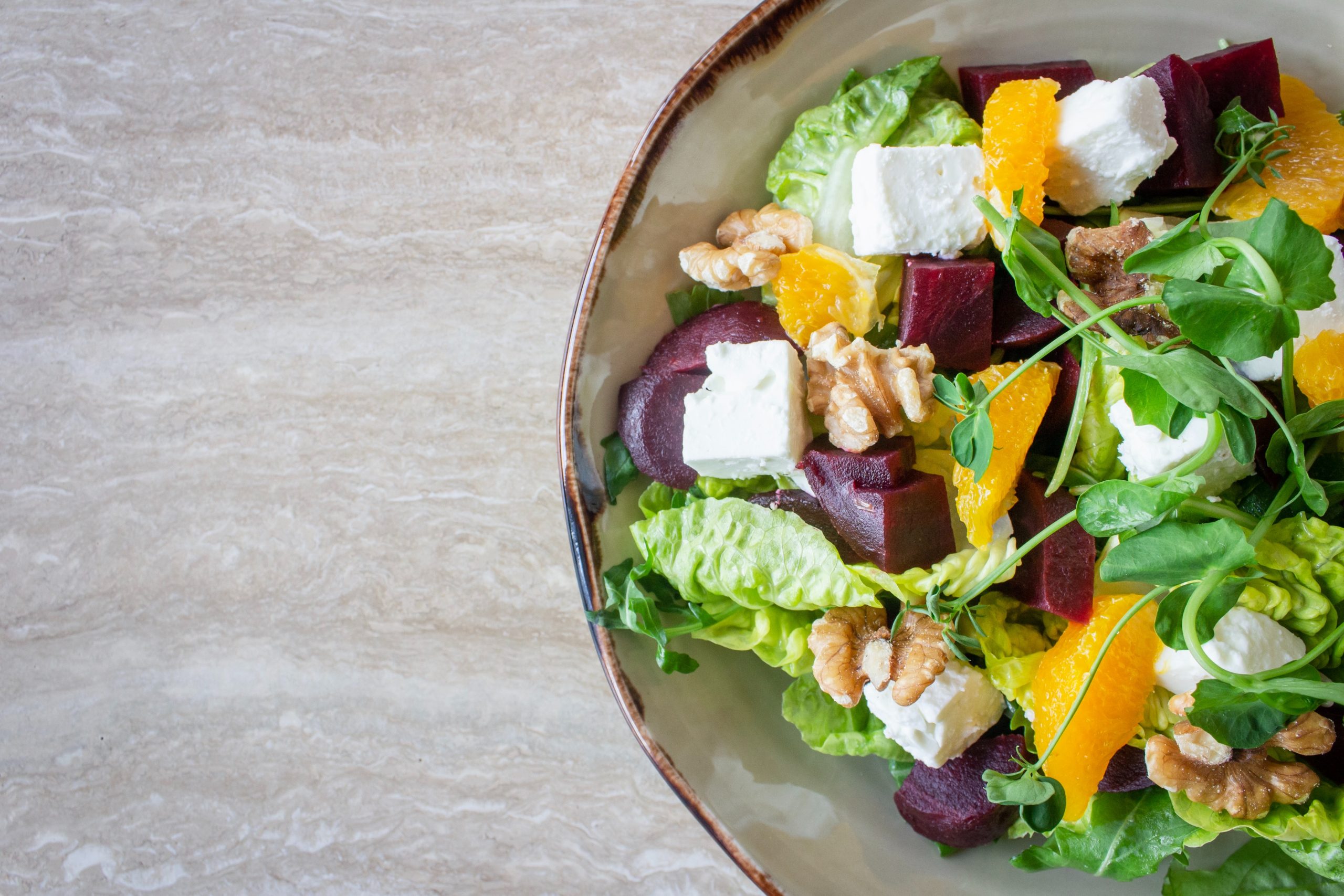 Salad with fennel and apples